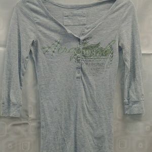 Grey aero half sleeve shirt